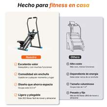 MERACH Stair Stepper For Home Gym Exercise, New Version Vertical Climber Machine For Full-Body Workout, Compact Folding Cardio Exercise Climber With Extended Step Range, Adjustable Handlebar & Pedals - 2448 Pro Adjustable Stair Stepper - View 7