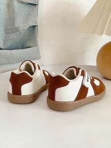 幼儿男女童软底防滑鞋，舒适百搭婴儿鞋，春秋季 - 棕色 - 查看 5