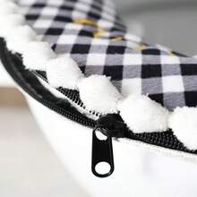 花卉蕾丝马桶座套，防水，农舍风格，适用于标准马桶，拉链设计，四季皆宜 - 彩色 - 查看 7