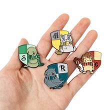 Warner Bros 1/4 Pcs Cartoon Brooch Set Creative  Shaped Enamel Pin Metal Badge Jewelry Clothing Backpack Accessories Gifts - One Size - View 3