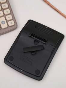 1pc 12-Digit Dopamine Calculator, Dual Power Supply (Solar + AAA Battery), Streamlined Body, Comfortable Grip, Material, Suitable For Home, Office, Cashier, Supermarket, School, High-Quality Calculator - 877b - View 7