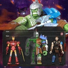 BLOKEES Marvel 漫威超级英雄积木拼图玩具：雷神、洛基、钢铁侠、绿巨人、美国队长 - 7 - 查看 8