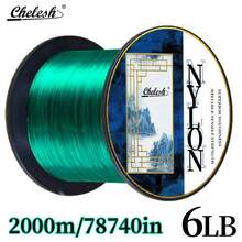Chelesh 2000m Smooth Nylon Monofilament Fishing Line, -Resistant, Easy Casting, Anti-Aging, Multiple Colors & Strengths Available, Suitable For Carp Fishing, DIY Jewelry Beading - Multicolor - View 43
