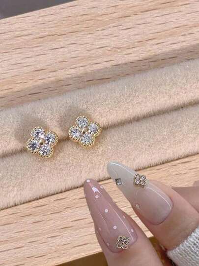 10件装奢华优雅闪亮美甲装饰品、美甲贴纸、女士美甲配件