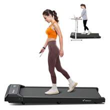 MERACH Walking Pad, Under Desk Treadmill, Portable Mini Treadmills For Home, Seamless One-Piece Molding Design, 265LBS Walkpad With Remote Control, APP, LED Display - UK Plug(220-240V) - View 8