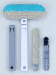 多功能宠物毛发去除器，三合一家用毛发去除器，猫狗毛发去除器，可调节毛绒刷适用于宠物、地毯、沙发、床上用品、衣物、家具、汽车等。 - 彩色 - 查看 1