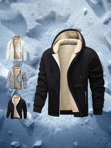 Giacca invernale termica riscaldata da uomo - Giacca isolata antivento per escursionismo, neve e freddo estremo