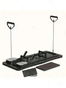 1 Piece 4-In-1 Multifunctional Fitness Board With Abdominal Roller, Push-Up Bar, Resistance Bands And Plank Support - Foldable Home Gym Equipment, Made Of PP Material, Ideal Gift For Valentine's Day, Women's Day, Mother's Day, Thanksgiving, Christmas - Multicolor - View 1