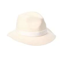 Bruno Magli Suede Band Wool Fedora - White - View 1