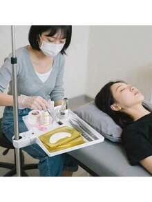 1 Stück ABS-Material Wimpernhalter Halterung, kompatibel mit Mondlicht Lampe & Ring Licht Wimpernwachstum Organizer Zubehör mit Klappsicherung. 1 Stück Wimpernverlängerungs-Tablett Halter - schwere Basis, keine Stromversorgung/Batterie erforderlich, kompatibel mit Mondlampe & Ringlicht, geeignet für professionelles Make-up, Zuhause, Salon und Fotografie - Wimpern Organizer Tablett, Kosmetik Zubehör, minimalistisches Design, strapazierfähiges ABS-Material, alkoholfrei, tragbares Schönheitswerkzeug für Zuhause, kompaktes Design, langanhaltend