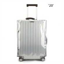 1 件或 3 件高强度优质 PVC 行李箱套，多种选择，透明设计，带可伸缩手柄盖 - 防刮旅行箱套，适合大多数尺寸，防尘防震，边缘加固 | 旅行爱好者的理想选择