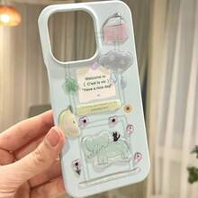 1 Sheet Cat Life Jelly Stickers, Cute 3D DIY Phone Case, Scrapbooking Stickers - Multicolor - View 9