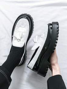 Mocassins casuais leves e confortáveis para homens com decoração de franja, sapatos formais com estampa em relevo de crocodilo, tênis brancos masculinos, sapatos para casamento e escritório