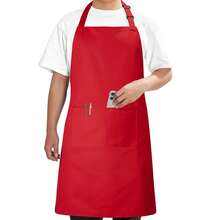 Chef Apron & Chef Hat - Red - View 1