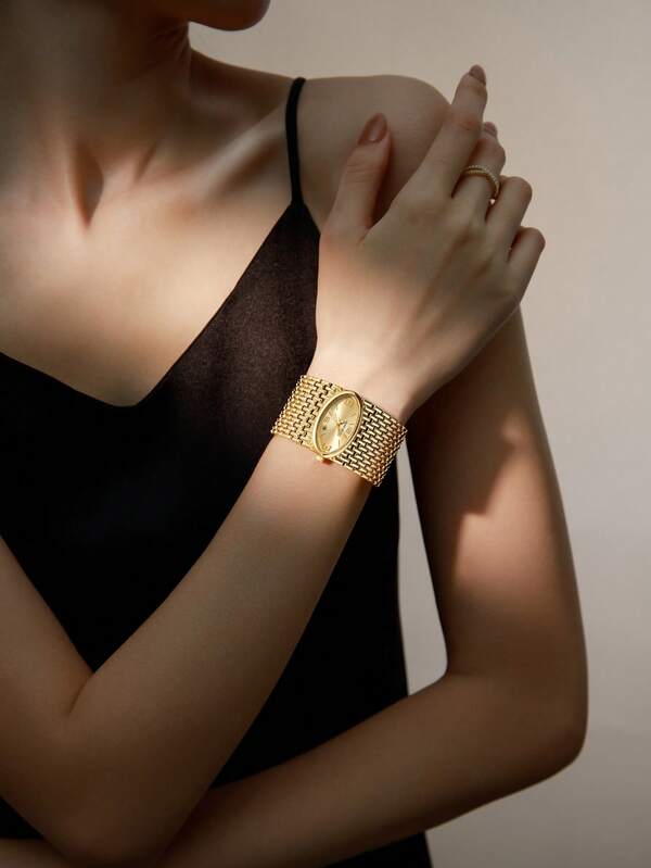 DAYAND NIGHT Reloj de cuarzo de lujo para mujer 2025, reloj de vestir de estilo árabe, reloj de oro Cleopatra, accesorio versátil de moda para mujer, adecuado para fiestas, banquetes o uso diario. Regalo perfecto para el Día de San Valentín, aniversario o cumpleaños. Mejor regalo de Navidad, superventas en Oriente Medio