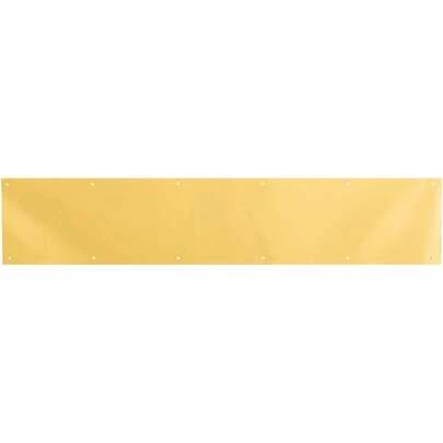 Line Products J 4703 Door Kick Plate, 6-Inch X 34-Inch, Brite Brass On AluminumSpecialForCanada