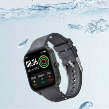 LIGE Smartwatch: 1000 MAh Ultra-High Battery Capacity, Multiple Sports Modes, Stopwatch, Weather Forecast, Music Playback, Women's Health Reminders, Alarm Settings, And Call Notifications-A Multifunctional Smartwatch - Black - View 9