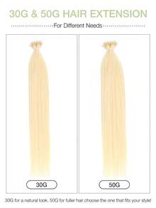 12-22 Inch Nano Ring Real Human Hair Extensions, Smooth Straight Remy Human Hair, Nano Tip Hair Extensions, For Women - S613 - View 5