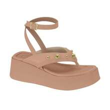Women's Beira Rio Sandal, Easy-To-Wear, White, , Comfortable, Original - Nude - View 2