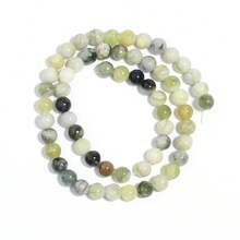 1 chuỗi hạt ngọc bích Úc tự nhiên, hạt rời thủ công DIY thời trang 4/6/8/10/12mm, thích hợp để làm vòng tay, vòng cổ, đồ trang sức, dây đeo điện thoại, móc chìa khóa, hạt bán buôn - Ngọc Úc - Xem 10