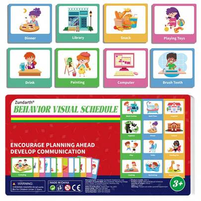 Tarjetas de comportamiento visual, mejoran la cognición, con cinta adhesiva extraíble, los niños pueden arrancar y pegar sus tarjetas favoritas en la pared, regalo de recompensa para la educación temprana en la escuela y el hogar