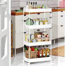 Storage Islands & Carts - White - View 5
