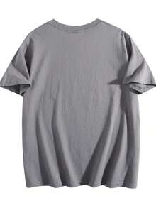 1Pcs,Grey Shirt,2026,100% Cotton Later Gator Shirt, 180g Alligator Funny Offensive Crocodile Shirt, Loose Type Shirt For Women, Casual And Simple Short Sleeve Women Tops, Summer Women For Top-Unisex Everyday T-Shirts,Cotton Lnisex T-Shirts,Vintage Summer Tops For Women,Summer Shirts,Going Out Tops,Summer Outfits For Women - Grey - View 2
