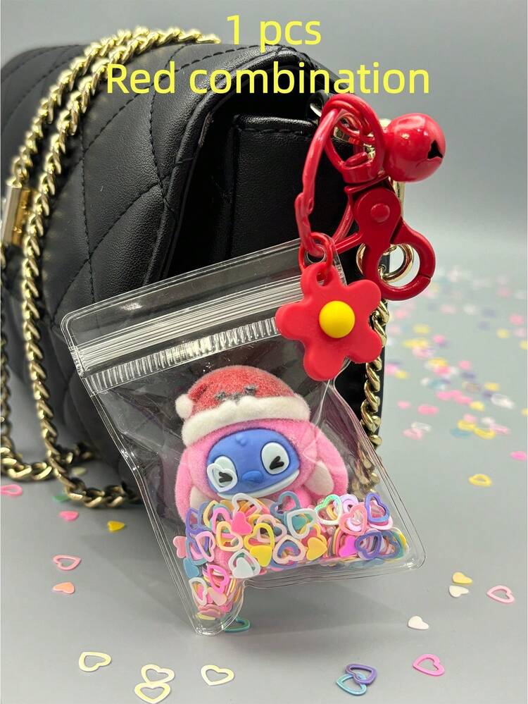 1 st. nyckelring i solrosserien, party- och karnevalspresent, hemmatillfälle, kreativ leksak för tonårsskrivbord, fin rosa väskeberlock, söt nyckelring, lämplig present till barn, elever och lärare - Multifärgad - Visa 6