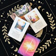 1 Box Life Message Oracle Cards, 54 English Cards With Keyword Explanations, Suitable For Tarot Divination Card Beginners And Fans As Gifts - Multicolor - View 1