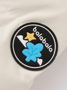 Balabala Chaqueta gruesa de plumón para niños, abrigo con capucha cálido de invierno 2025