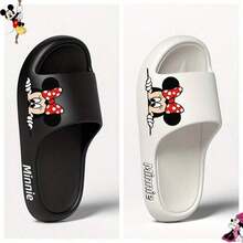 1双，史迪奇天使优雅卡通EVA男女通用拖鞋 - 夏季厚底拖鞋，柔软鞋垫，趣味设计EVA凉鞋，家居拖鞋，情侣拖鞋，男女通用 - 彩色 - 查看 6