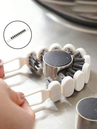 1/2/3pcs Bendable Multifunctional Cleaning Brush, Hard Bristle Gap Cleaning Brush, Gap Cleaning Brush, Cleaning Brush For Bathroom And Kitchen, Window Sill Cleaning Tool, Hard Bristle Gap Cleaning Brush, Used For Cleaning Gaps And Curved Edges, Kitchen Sink, Faucet, Groove