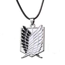 One Anime Merchandise Survey Corps Emblem Pendant Wings Of Freedom Badge Necklace - 1 - 查看 3