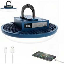 Linterna de camping,Linterna LED portátil para acampar com 3Modos Iluminación,7200mAh 900 lúmenes,Luces de Camping de USB Recargable,Adecuada para Acampar al Aire  Uso Doméstico Diario - 1 - Ver 6