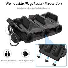 Cyeelife飞镖镖翼收纳盒 - 三合一保护套，防止镖翼弯曲或压扁，让您的飞镖配件井然有序