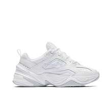 Nike M2K Tekno White Pure Platinum Women's Comfortable Thick Sole Retro Casual Low-Top Chunky Sneakers - White - View 2