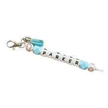 1pc Personalized Sports Name Keychain, Sports Backpack Charm, Custom Name Keychain, Football/Volleyball/Basketball/Tennis Tassel Keychain - Ball Keychain - View 16