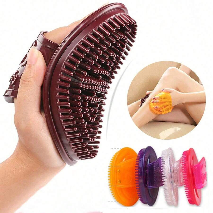 1 Piece Body Meridian Brush, Universal Body Part Massage Brush, Soft & Comfortable, Skin-Friendly, Body Beauty Brush, Gym Accessory - Multicolor - View 1