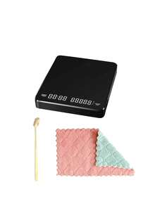 必备烹饪秤，便携轻巧，时尚设计 - 具备去皮/归零校准功能，结构坚固耐用，支持多种单位转换，无需手动计算，并带有定时功能。电池供电（不含电池）。 - 彩色 - 查看 12