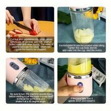 Affordable Juicer Blender For Kitchen & Gym With JuicelCupPowerful Fruit Vegetable Blender Machine Gift For MumHousehold Kitchen Appliances - 粉色 - 查看 3