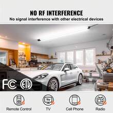 Paquete de 10 luces LED para taller, 4 pies, 40 W, accesorio de iluminación conectable para taller, 4500 LM, luces de techo para montaje en superficie y colgante, cables de alimentación de 59 pulgadas con interruptor de encendido/apagado, para garaje, almacén, taller en casa y oficina - 4500 LM - Ver 2