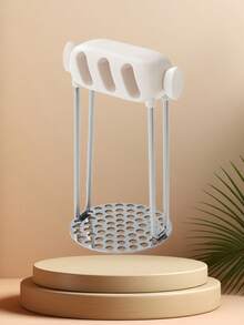 三合一多功能土豆泥压泥器，创意不锈钢压泥器，婴儿辅食制作器，大蒜剥皮器，厨房工具 - 彩色 - 查看 7