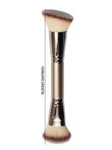 1 Peça Pincel de Maquiagem de Duas Pontas, Pincel de Base, Pincel de Pó, Pincel de Blush, Pincel de Maquiagem Multifuncional, Ferramentas de Maquiagem para Mulheres, Pincel de Base, Pincel de Corretivo, Pincel de Blush, Pincel de Contorno, Pincel de Blush, Pincel de Bronzer, Pincel de Pó, Pincel de Base, Pincel de Blush