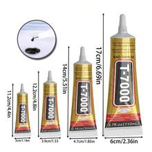 T7000 Black Contact Cellphone Tablet Repair Adhesive Glue - 15ML 25ML 50ML 110ML With Fine Needle Tip For Screen, Frame, LCD Seal