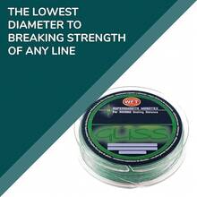 Ardent Gliss - Línea de Pesca, Fibra de Polietileno elástica Cero - Prueba de 40 libras, 150 yardas - Ver 7