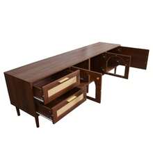 Muebles para televisión y centros de entretenimiento - Marrón + Tablero de partículas - Ver 5