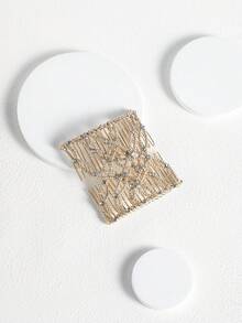 1件女士金色串珠发梳，水钻珍珠装饰发饰，复古新娘发梳，优雅发饰，适合婚礼、派对和日常佩戴，头饰，发梳，侧梳，女士发饰，母亲节礼物 - 彩色 - 查看 4