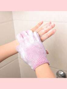 1只五指去角质沐浴手套，强力搓澡手套，去除死皮