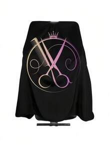 Professional Salon Haircutting Cape, Easy To Clean Salon Apron With Neck Duster Brush, Adjustable Neck Strap, Creative Hairstyling Gown, Anti-Static Non-Stick Hair Styling Cape, Suitable For All Hairstylists - Multicolor - View 2