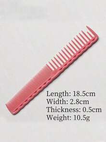 Hair Cutting Comb Hairdressing Combs Hairstylist Professional Long Hair Sparse Teeth Salon Styling Tools Haircut Hairbrush - Multicolor - View 4